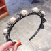 Wholesale Pearl Rhinestone hair hoop JDC-HD-GSHX028 Headband JoyasDeChina 9# small semicircle Pearl Wholesale Jewelry JoyasDeChina Joyas De China