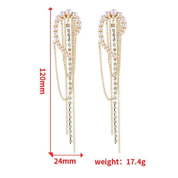 Wholesale pearl ring earrings JDC-ES-KQ066 Earrings JoyasDeChina Wholesale Jewelry JoyasDeChina Joyas De China