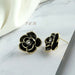 Wholesale Pearl Rose Earrings JDC-ES-BaoS002 Earrings 宝莎莉娜 Wholesale Jewelry JoyasDeChina Joyas De China