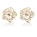 Wholesale Pearl Rose Earrings JDC-ES-BaoS002 Earrings 宝莎莉娜 white Wholesale Jewelry JoyasDeChina Joyas De China