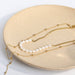 Wholesale pearl stainless steel necklace JDC-NE-Jif015 Necklaces 集沣 gold Wholesale Jewelry JoyasDeChina Joyas De China