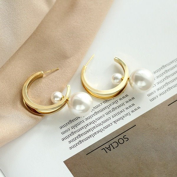 Wholesale Pearl Tassel Earrings JDC-ES-BaoS003 Earrings 宝莎莉娜 Wholesale Jewelry JoyasDeChina Joyas De China