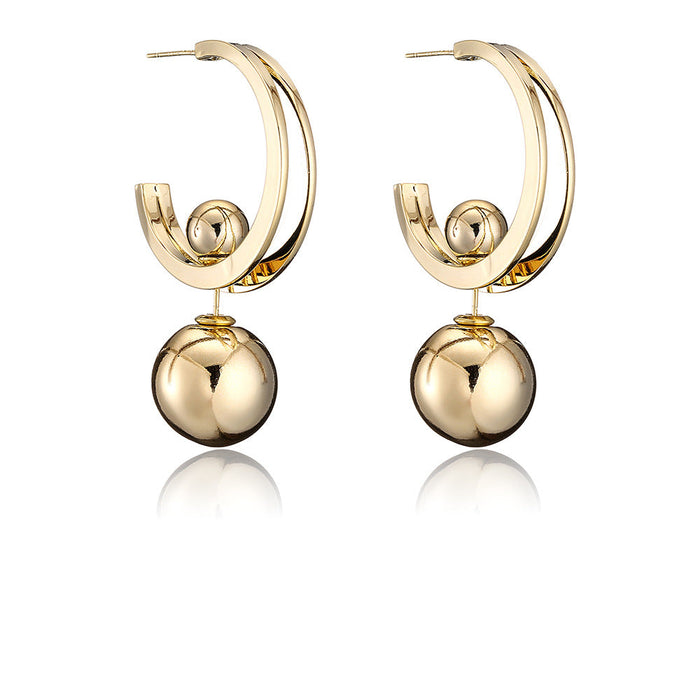 Wholesale Pearl Tassel Earrings JDC-ES-BaoS003 Earrings 宝莎莉娜 golder Wholesale Jewelry JoyasDeChina Joyas De China