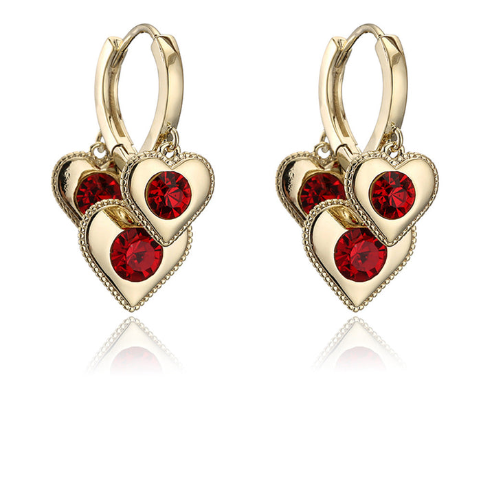 Wholesale Pearl Tassel Earrings JDC-ES-BaoS006 Earrings 宝莎莉娜 Red Diamond Wholesale Jewelry JoyasDeChina Joyas De China