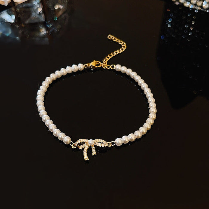 Wholesale Pearl Titanium Steel Bracelet JDC-BT-HanJ002 Bracelet 韩爵 Wholesale Jewelry JoyasDeChina Joyas De China