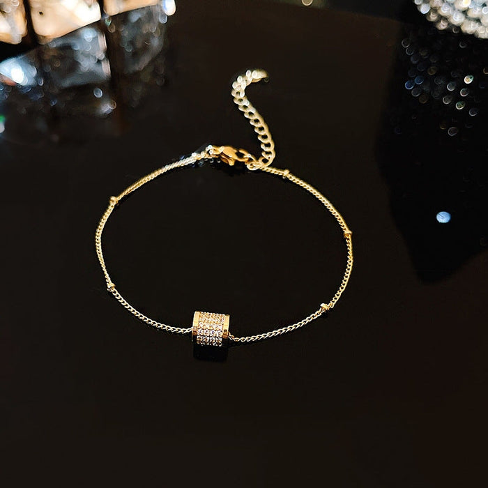 Wholesale Pearl Titanium Steel Bracelet JDC-BT-HanJ002 Bracelet 韩爵 S140 gold 1 Wholesale Jewelry JoyasDeChina Joyas De China