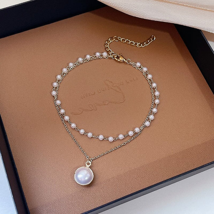 Wholesale Pearl Titanium Steel Bracelet JDC-BT-HanJ003 Bracelet 韩爵 S128 gold Wholesale Jewelry JoyasDeChina Joyas De China
