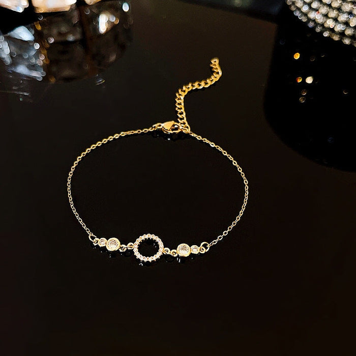 Wholesale Pearl Titanium Steel Bracelet JDC-BT-HanJ003 Bracelet 韩爵 S132 gold Wholesale Jewelry JoyasDeChina Joyas De China