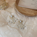 Bulk Jewelry Wholesale pearl zircon tassel earrings JDC-ES-W314 Wholesale factory from China YIWU China