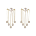 Bulk Jewelry Wholesale pearl zircon tassel earrings JDC-ES-W314 Wholesale factory from China YIWU China