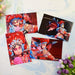 Wholesale Peking Opera Character Postcards 4 pieces/set MOQ≥5 JDC-GC-Hengm019 Greeting Card 恒美 Wholesale Jewelry JoyasDeChina Joyas De China