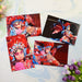 Wholesale Peking Opera Character Postcards 4 pieces/set MOQ≥5 JDC-GC-Hengm019 Greeting Card 恒美 minimum 5 pieces for wholesale Wholesale Jewelry JoyasDeChina Joyas De China