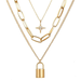 Wholesale pendant thick chain necklace JDC-NE-XC214 NECKLACE JoyasDeChina Wholesale Jewelry JoyasDeChina Joyas De China