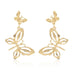Wholesale pentagram diamond pearl flower butterfly alloy earrings JDC-ES-ManY017 Earrings 满溢 1 Wholesale Jewelry JoyasDeChina Joyas De China