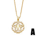 Wholesale pentagram Mother's Day Necklace JDC-NE-AOS001 Necklaces 翱昇 A Wholesale Jewelry JoyasDeChina Joyas De China
