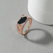 Wholesale personalized creative niche design index finger ring JDC-RS-KQ021 Rings JoyasDeChina Rose Gold Average code Wholesale Jewelry JoyasDeChina Joyas De China