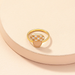 Bulk Jewelry Wholesale personalized design mushroom ring JDC-RS-AYN021 Wholesale factory from China YIWU China