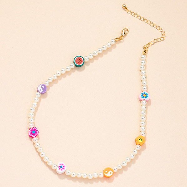 Bulk Jewelry Wholesale personalized design pearl necklace JDC-NE-AYN035 Wholesale factory from China YIWU China