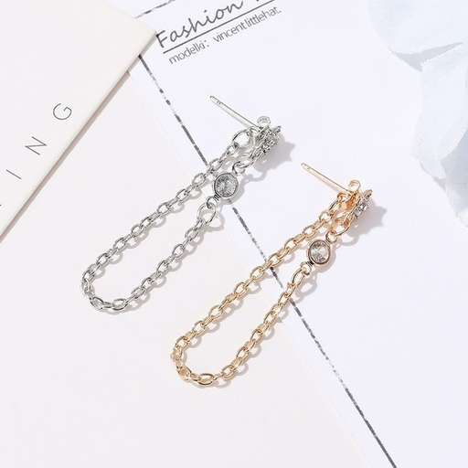 Wholesale personalized five pointed star tassel long earrings JDC-ES-D627 Earrings JoyasDeChina Wholesale Jewelry JoyasDeChina Joyas De China