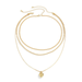 Wholesale personalized heart-shaped multi-layer tassel Chain Necklace JDC-NE-KJ068 NECKLACE JoyasDeChina Wholesale Jewelry JoyasDeChina Joyas De China
