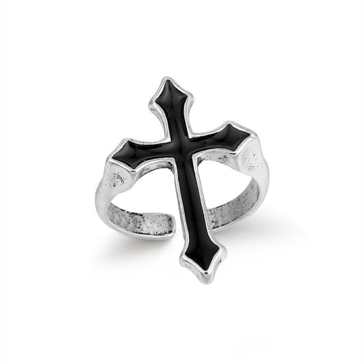 Wholesale personalized hip hop Cross Ring JDC-RS-NS010 Rings 尼森 Wholesale Jewelry JoyasDeChina Joyas De China
