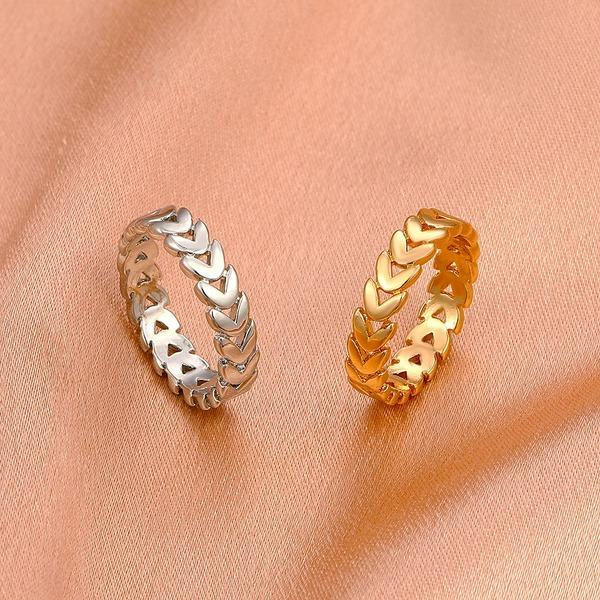 Wholesale personalized metal leaf ring JDC-RS-A417 Rings JoyasDeChina Wholesale Jewelry JoyasDeChina Joyas De China