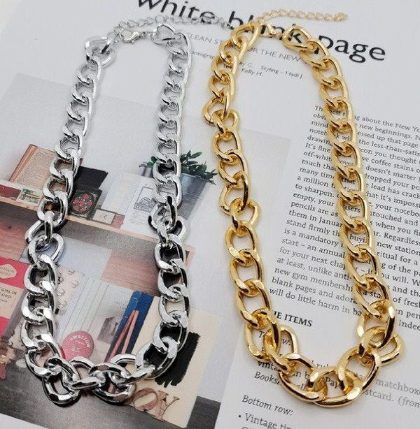 Wholesale personalized plastic thick chain JDC-NE-SF082 NECKLACE 少峰 Wholesale Jewelry JoyasDeChina Joyas De China