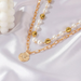 Wholesale personalized retro double-layer Pearl Necklace JDC-NE-A424 NECKLACE JoyasDeChina Wholesale Jewelry JoyasDeChina Joyas De China