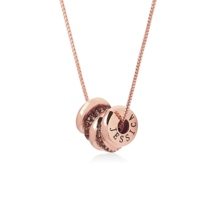 Wholesale personalized ring diamond mother's Day Necklace JDC-NE-Mail017 Necklaces 麦伦 Wholesale Jewelry JoyasDeChina Joyas De China