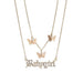 Wholesale personalized simple multi-layer Butterfly Necklace JDC-NE-YiD001 necklaces 宜达 Wholesale Jewelry JoyasDeChina Joyas De China