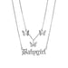Wholesale personalized simple multi-layer Butterfly Necklace JDC-NE-YiD001 necklaces 宜达 Wholesale Jewelry JoyasDeChina Joyas De China