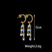 Wholesale personalized versatile 14K Gold Vintage Earrings JDC-ES-RXSFL011 Earrings 尚芙乐 Wholesale Jewelry JoyasDeChina Joyas De China