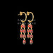 Wholesale personalized versatile 14K Gold Vintage Earrings JDC-ES-RXSFL011 Earrings 尚芙乐 Wholesale Jewelry JoyasDeChina Joyas De China