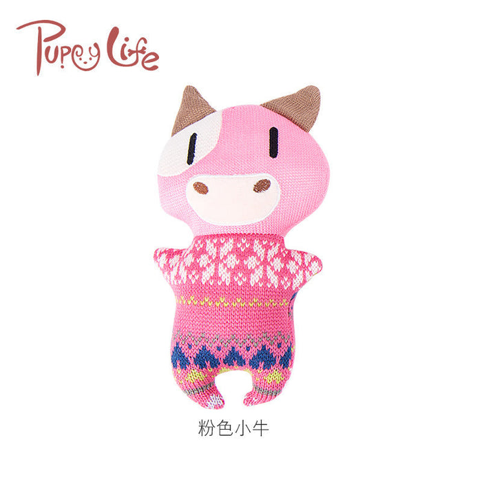 Wholesale pet vocal plush toys pack of 2 JDC-PT-FP045 Pet Toy 沣沛 pink MINIMUM 2 Wholesale Jewelry JoyasDeChina Joyas De China