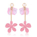 Wholesale petal flower tassel alloy earrings JDC-ES-ManY012 Earrings 满溢 15 Wholesale Jewelry JoyasDeChina Joyas De China