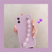 Bulk Jewelry Wholesale phone case Purple flower chain silicone JDC-PC-YPM002 Wholesale factory from China YIWU China
