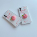 Bulk Jewelry Wholesale phone case silicone Pink three-dimensional peach JDC-PC-YPM018 Wholesale factory from China YIWU China