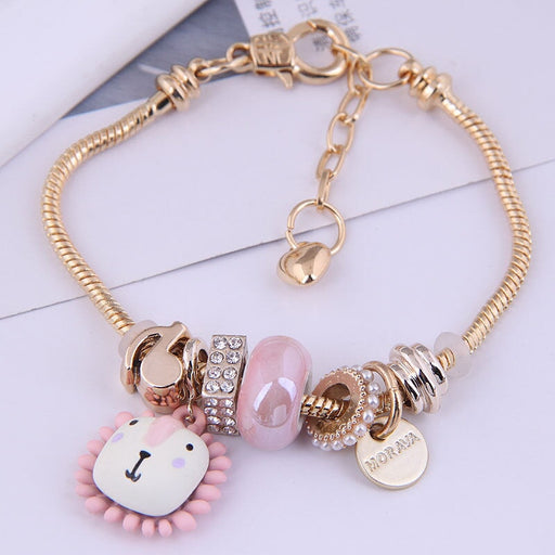 Wholesale pink alloy bracelet JDC-BT-WY113 Bracelet 威扬 11# Wholesale Jewelry JoyasDeChina Joyas De China