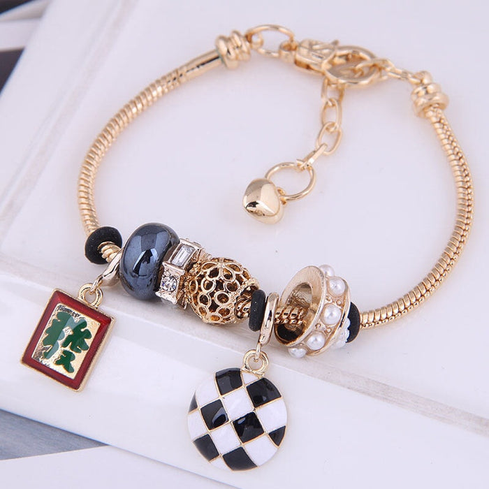 Wholesale pink alloy bracelet JDC-BT-WY113 Bracelet 威扬 2# Wholesale Jewelry JoyasDeChina Joyas De China