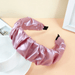 Wholesale pink bright leather hairband JDC-HD-O361 Headband 潮炫 Wholesale Jewelry JoyasDeChina Joyas De China