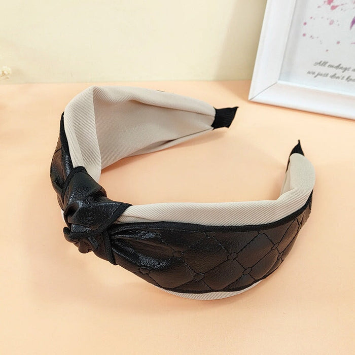 Wholesale pink cloth hairband JDC-HD-O351 Headband 潮炫 black Wholesale Jewelry JoyasDeChina Joyas De China