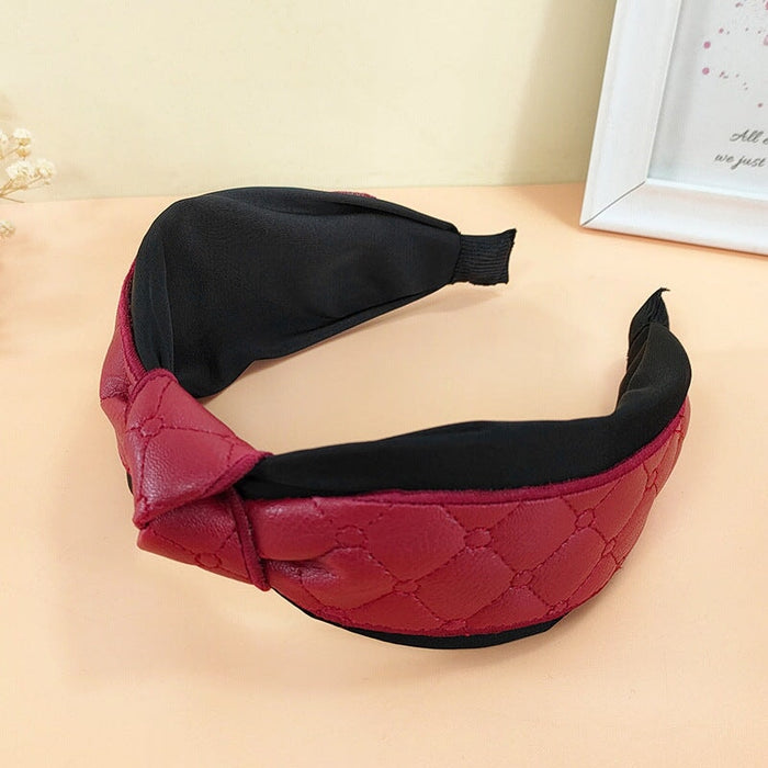 Wholesale pink cloth hairband JDC-HD-O351 Headband 潮炫 gules Wholesale Jewelry JoyasDeChina Joyas De China