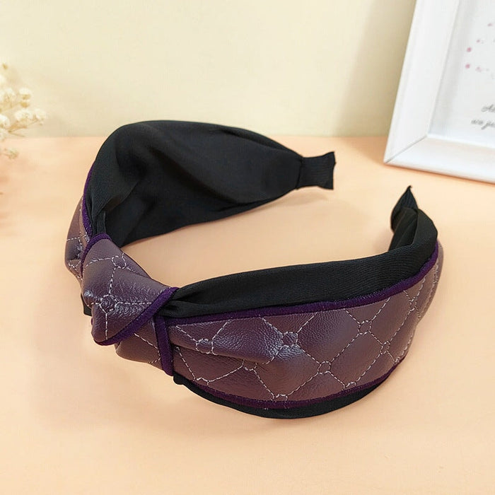 Wholesale pink cloth hairband JDC-HD-O351 Headband 潮炫 purple Wholesale Jewelry JoyasDeChina Joyas De China