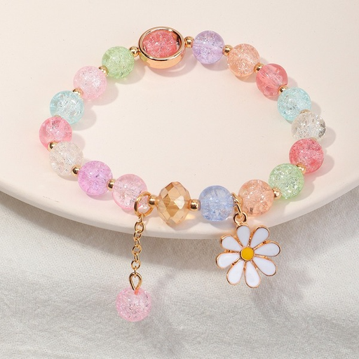 Bulk Jewelry Wholesale pink crystal bead elastic bracelet JDC-BT-E154 Wholesale factory from China YIWU China