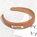 Wholesale pink leather headband JDC-HD-PZ020 Headband 蒲钻 Coffee Wholesale Jewelry JoyasDeChina Joyas De China