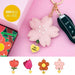 Wholesale Pink Leather Key Chain JDC-KC-Bam009 Keychains 捌门 Wholesale Jewelry JoyasDeChina Joyas De China