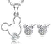 Wholesale Pink Necklace Earring Set JDC-NE-XingL029 Necklaces 星銮 Wholesale Jewelry JoyasDeChina Joyas De China