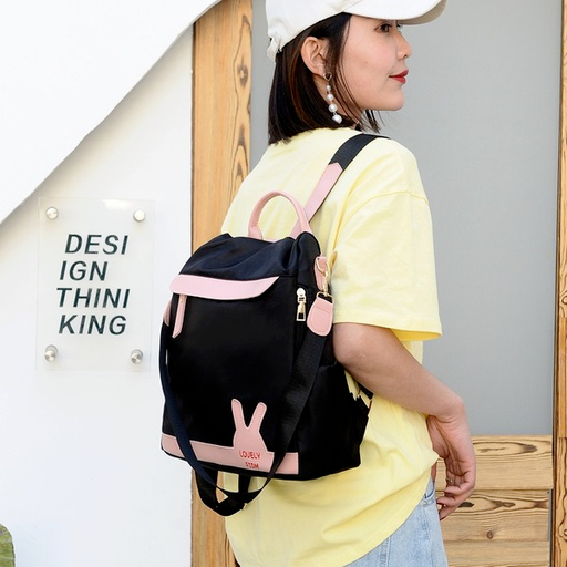 Bulk Jewelry Wholesale pink Oxford cloth backpack women JDC-BP-GSDN002 Wholesale factory from China YIWU China