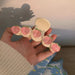 Wholesale pink peach grab clip JDC-HC-BL002 Hair Clips 冰澜 Wholesale Jewelry JoyasDeChina Joyas De China