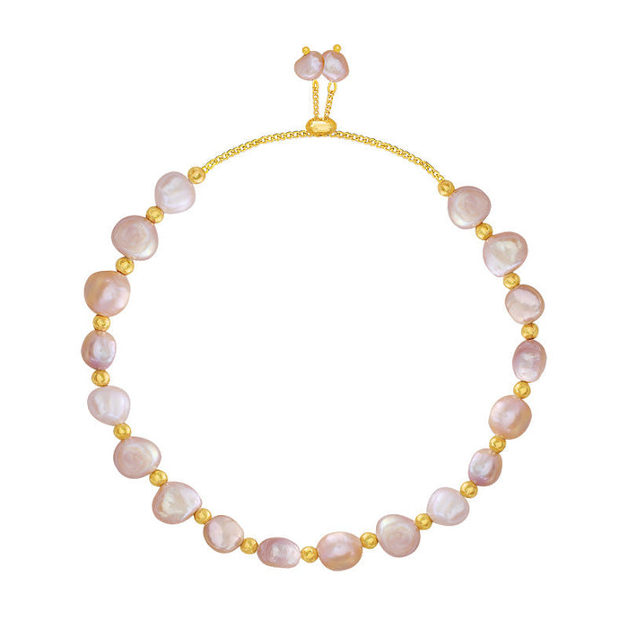 Wholesale pink pearl bracelet JDC-BT-BY015 Bracelet 宝钰 Wholesale Jewelry JoyasDeChina Joyas De China